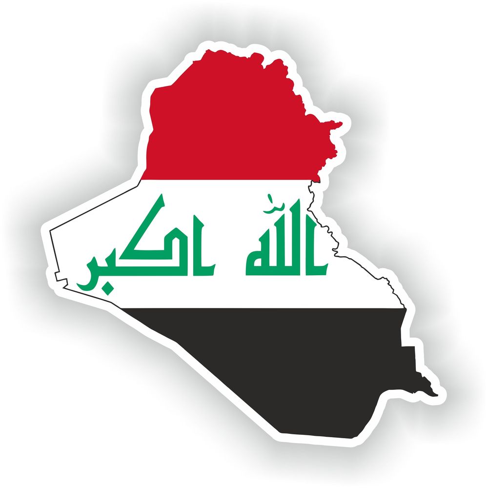Iraq Map Flag