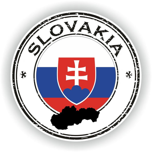 Slovakia Seal Round Flag