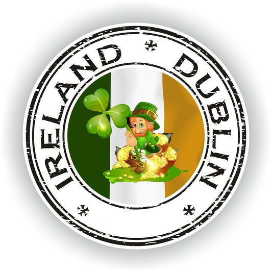 Ireland Dublin #04 Seal Round Flag