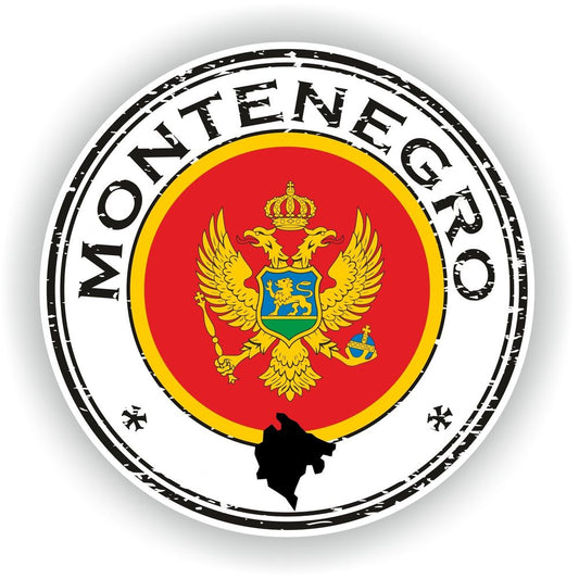 Montenegro Seal Round Flag