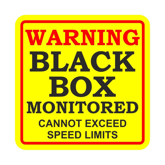Black Box Monitored Warning