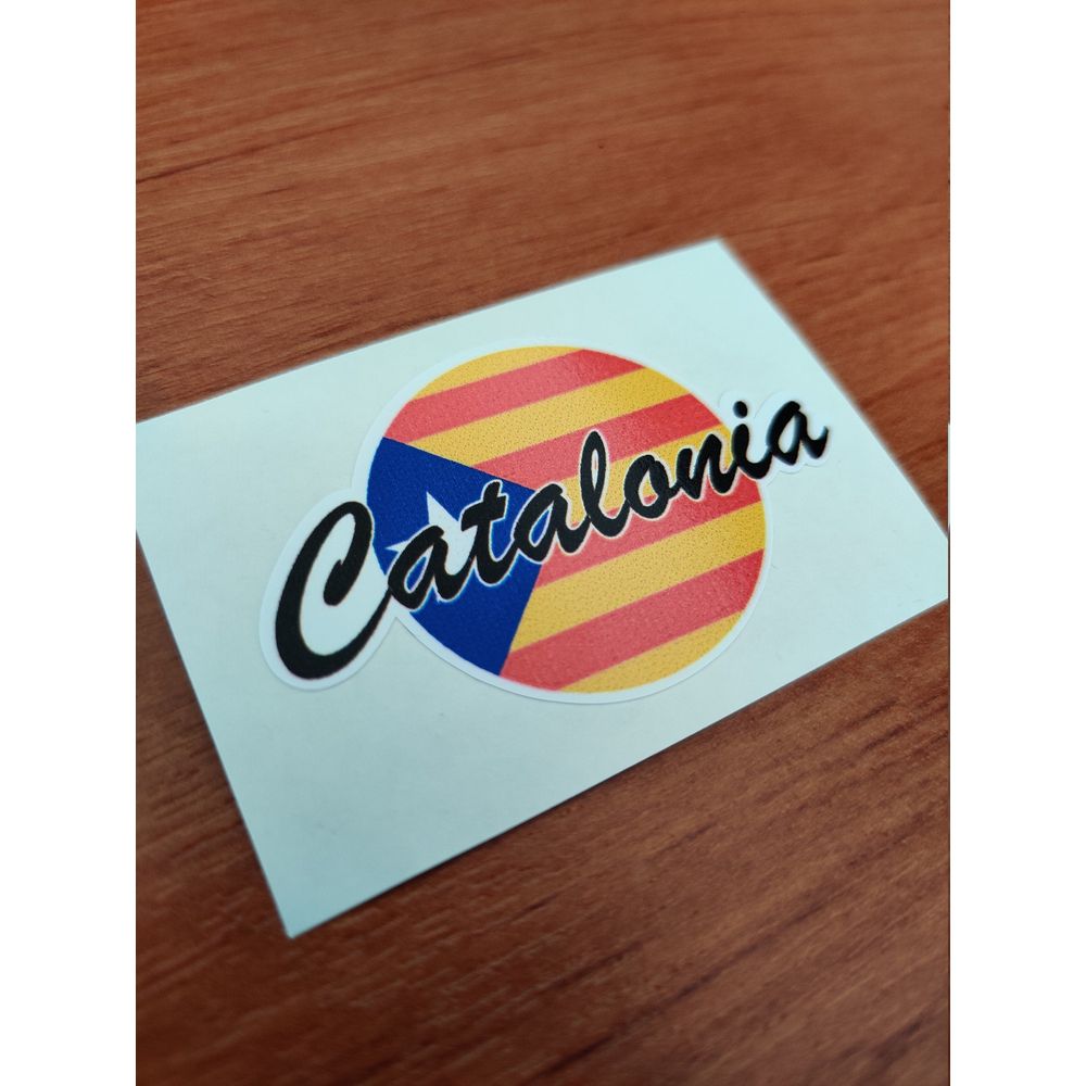Catalonia Round Flag