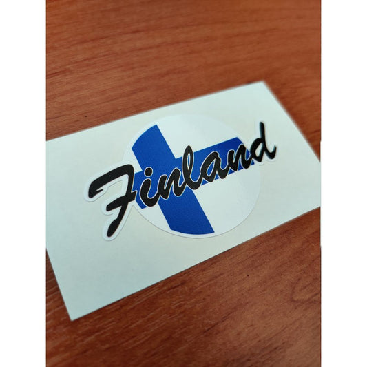 Finland Round Flag