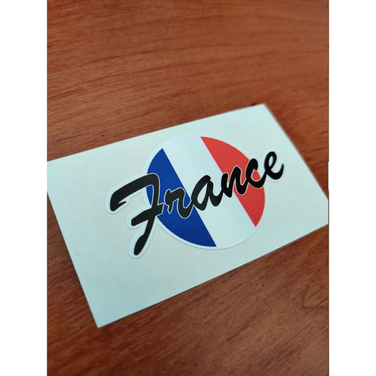 France Round Flag