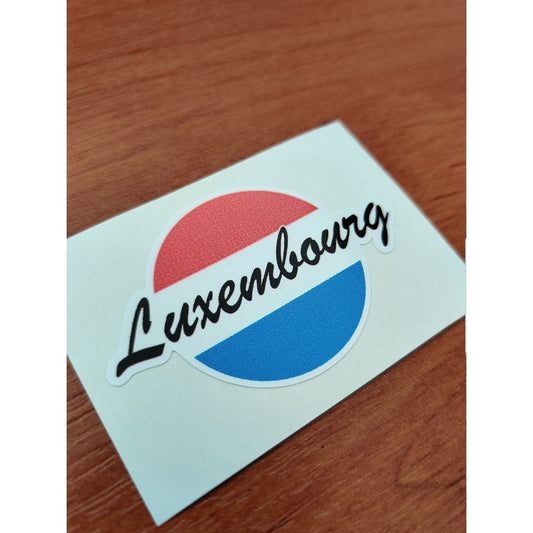 Luxembourg Round Flag