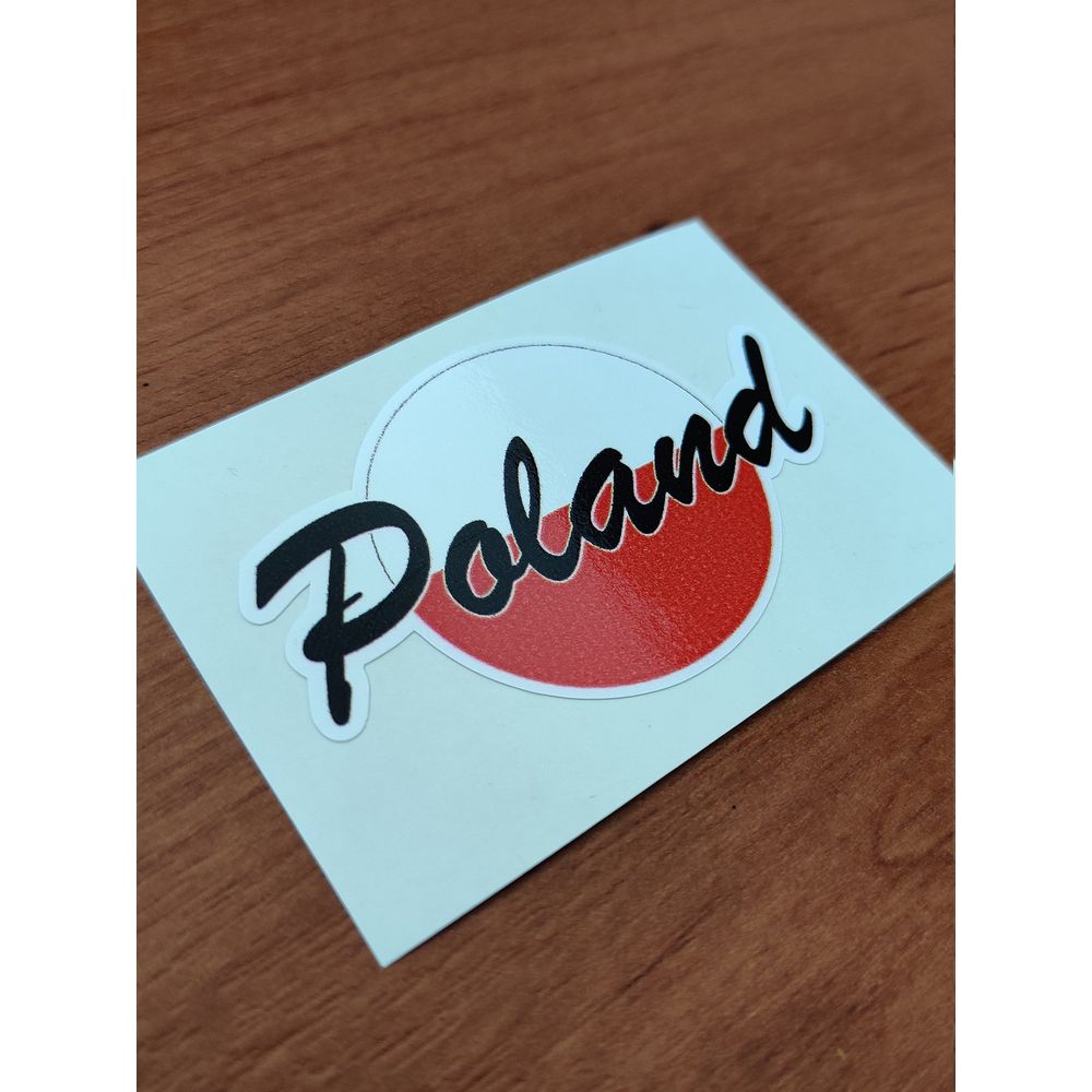 Poland Round Flag