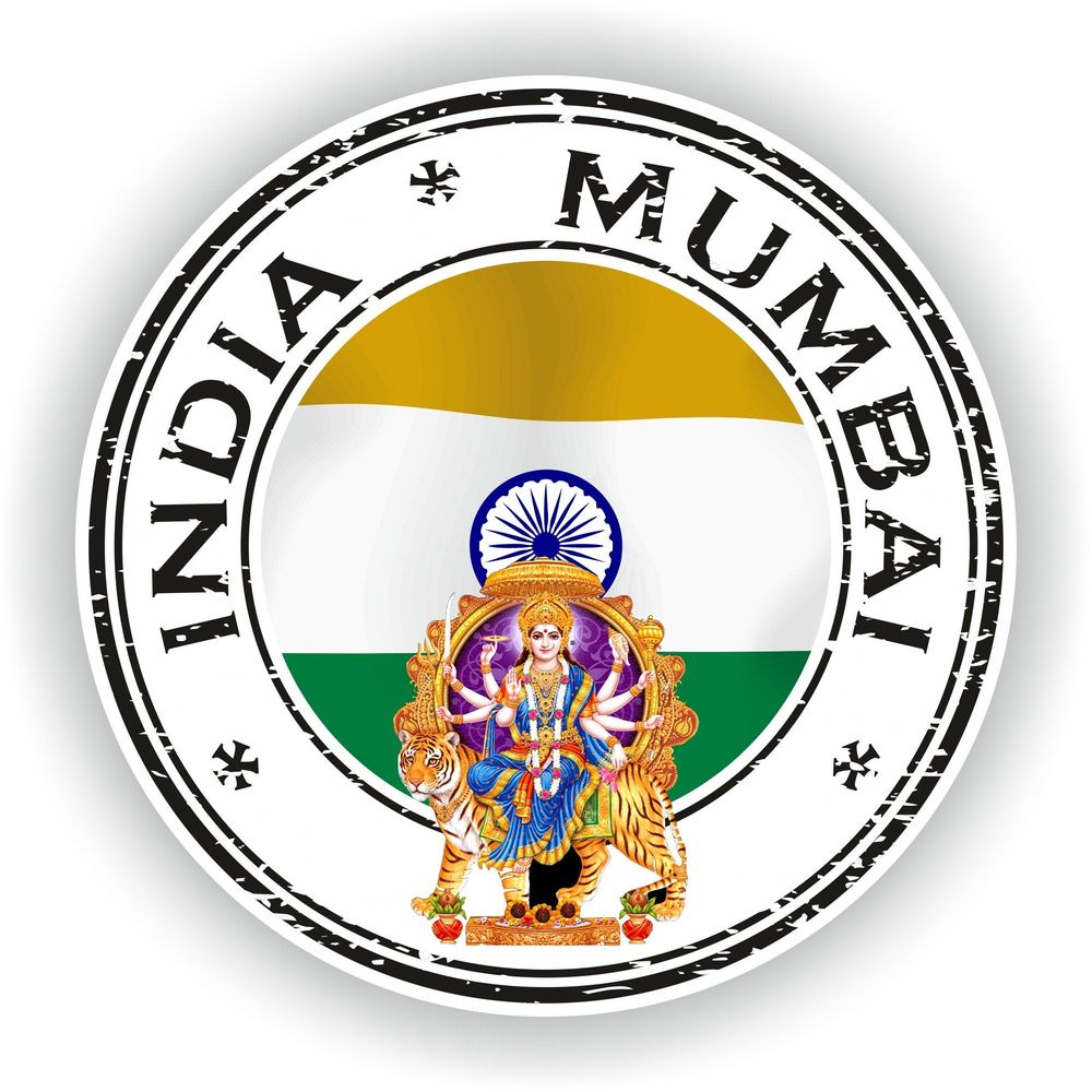 India Mumbai #02 Seal Round Flag