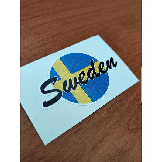 Sweden Round Flag