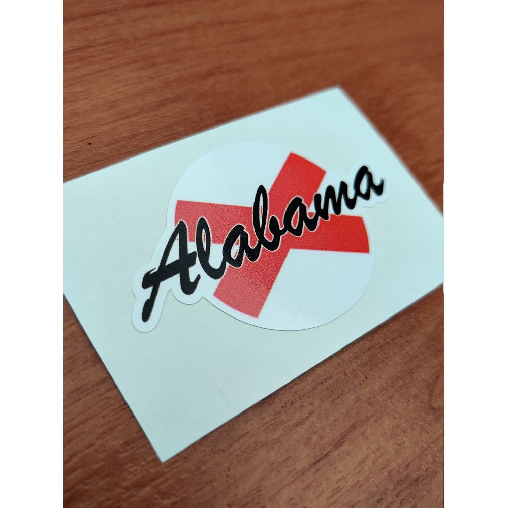 Alabama Round Flag