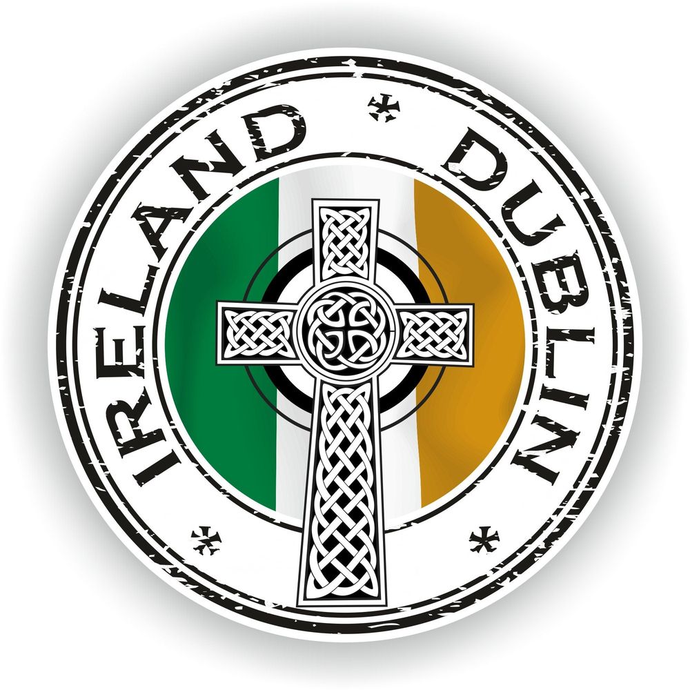 Ireland Dublin #03 Seal Round Flag