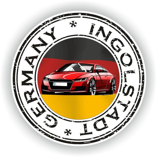 Germany Ingolstadt Seal Round Flag