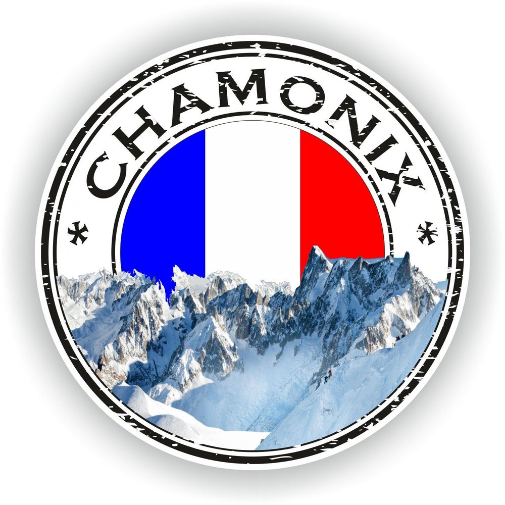 Chamonix France Seal Round Flag