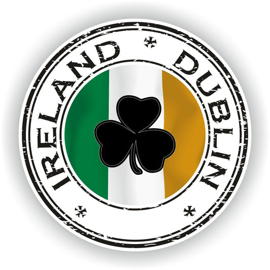 Ireland Dublin Seal Round Flag