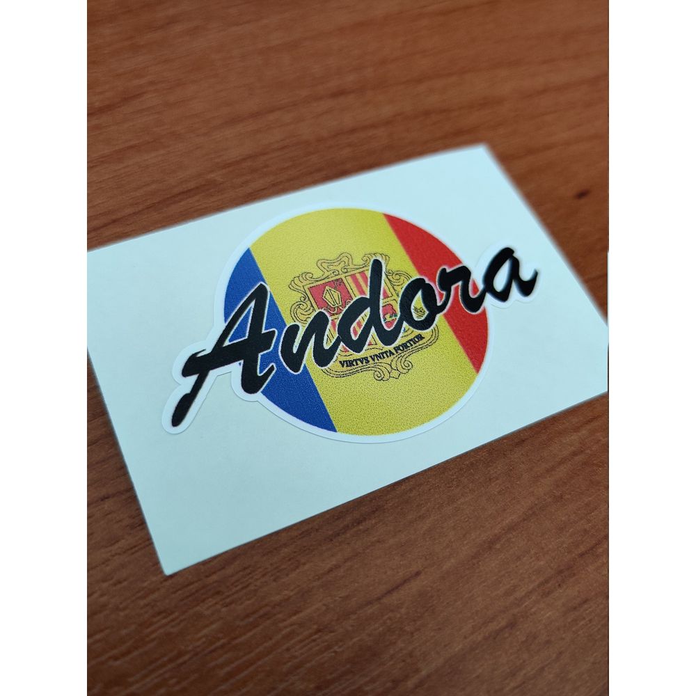 Andora Round Flag