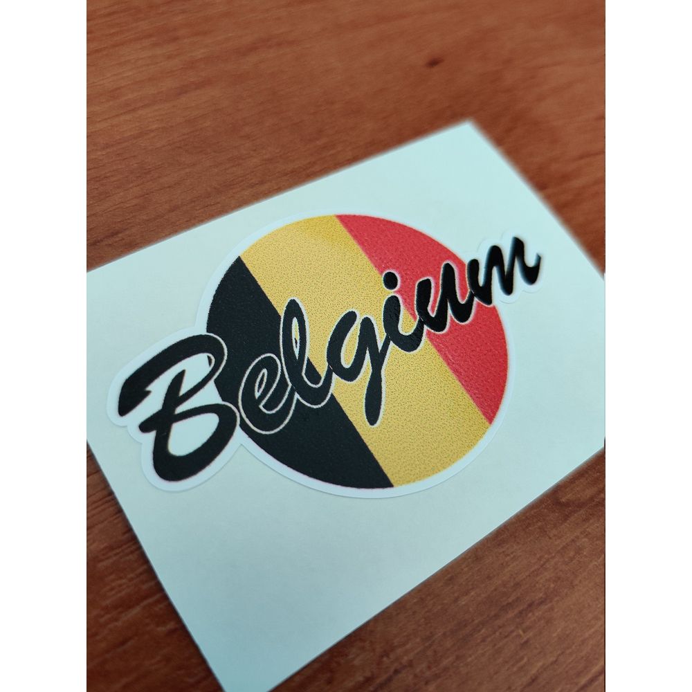 Belgium Round Flag