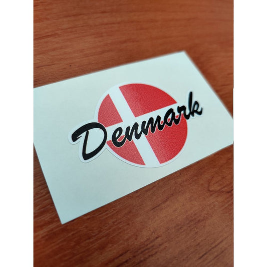 Denmark Round Flag