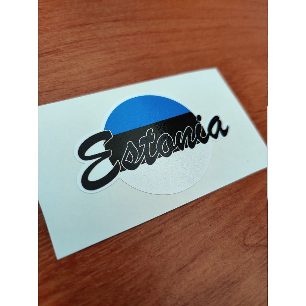 Estonia Round Flag