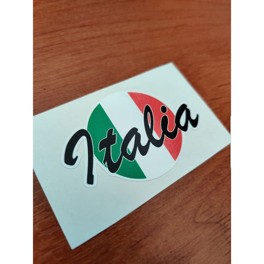 Italia Round Flag
