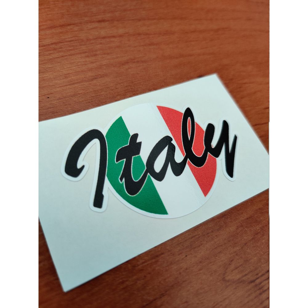 Italy Round Flag
