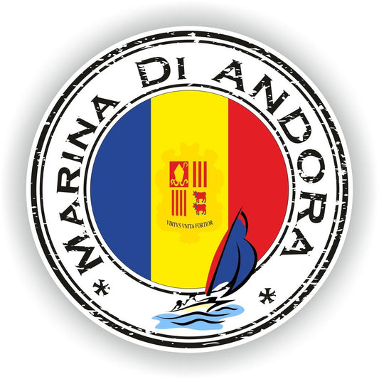 Marina Di Andora Seal Round Flag