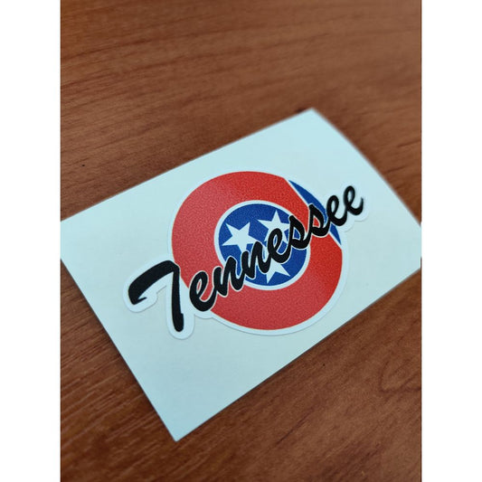 Tennessee USA Round Flag