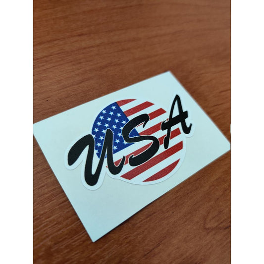 USA Round Flag