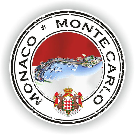 Monaco Monte Carlo #01 Seal Round Flag
