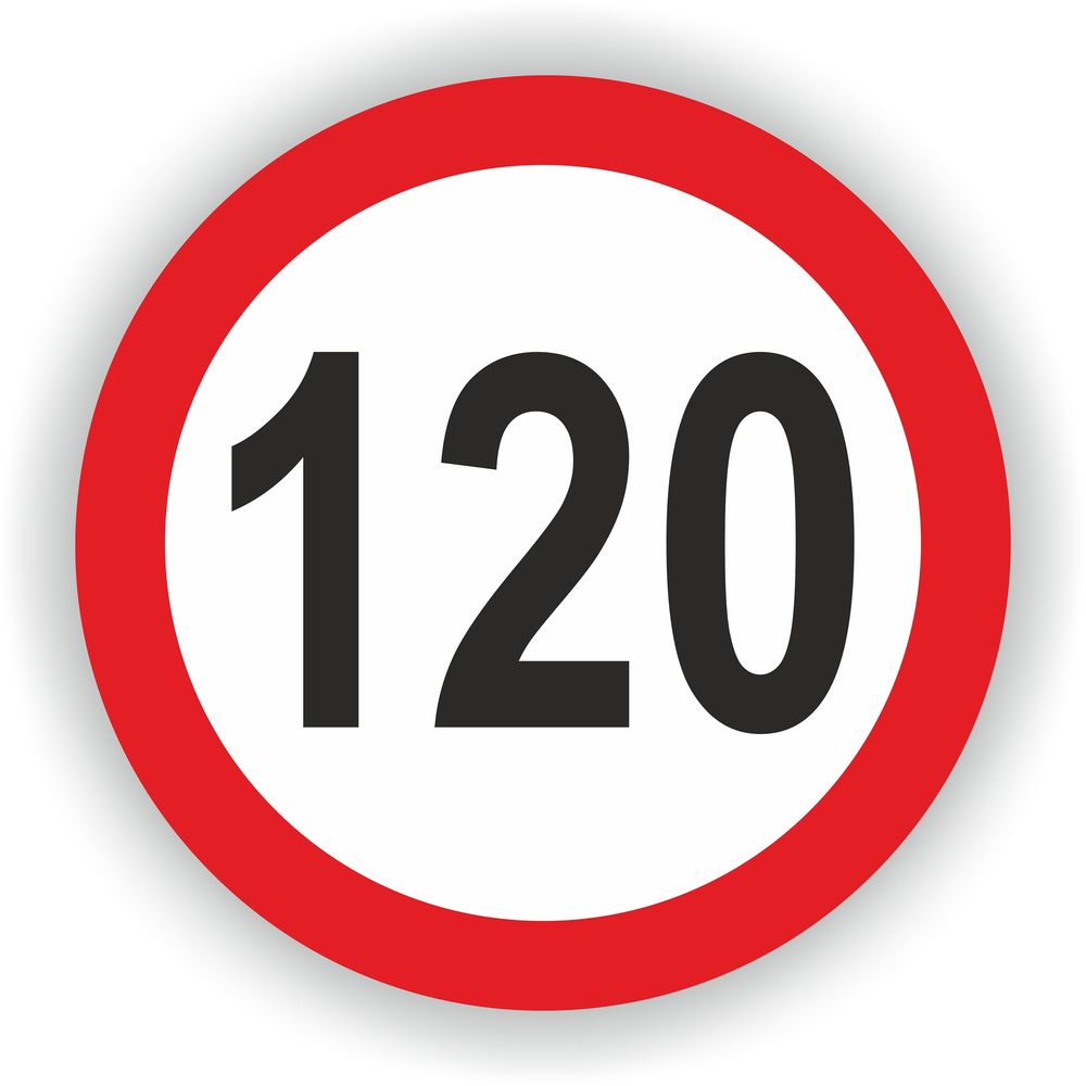 Speed Limit 120 Warning