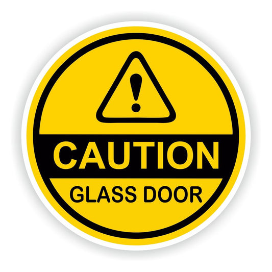 Glass Door Caution