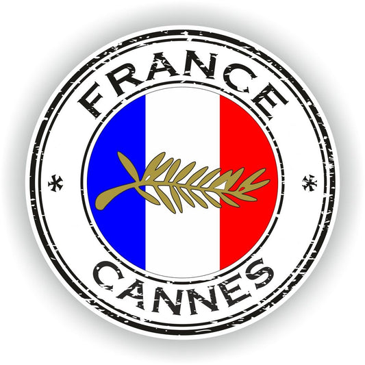 France Cannes Seal Round Flag
