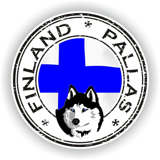 Finland Pallas Seal Round Flag