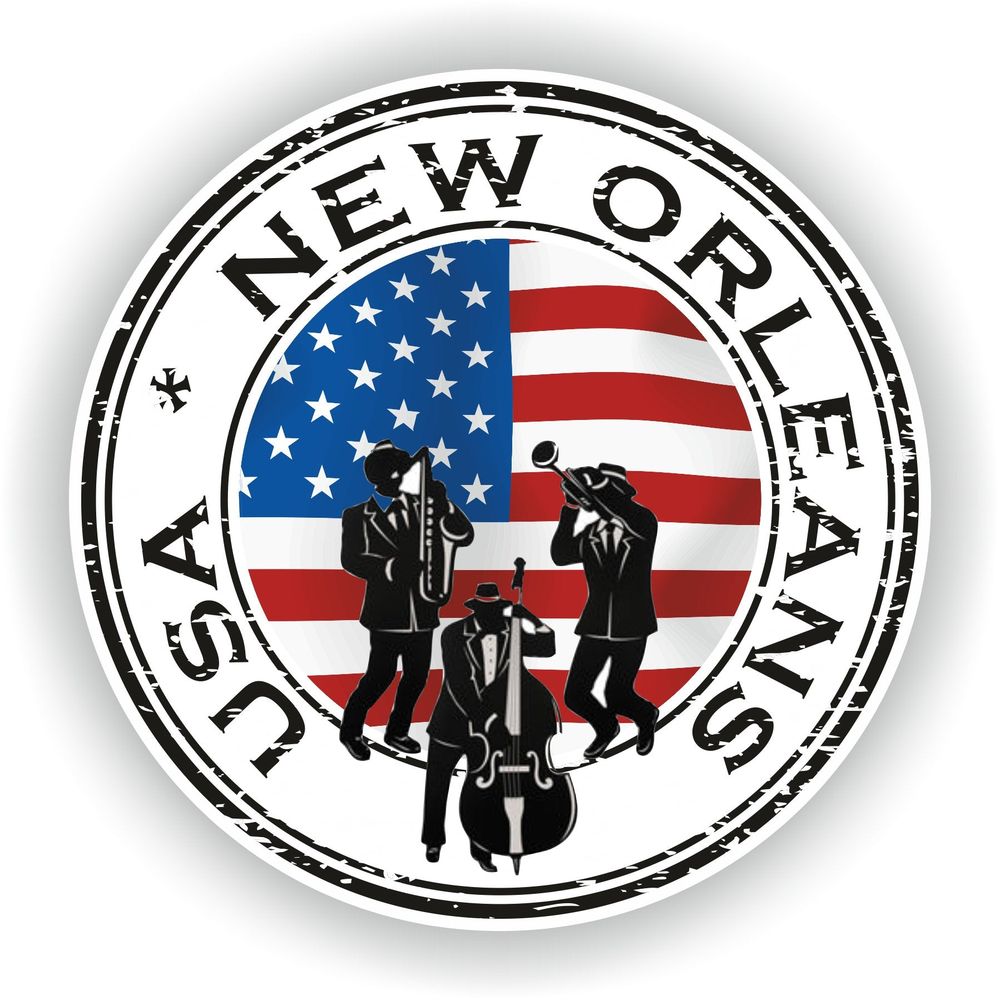 USA New Orleans Seal Round Flag