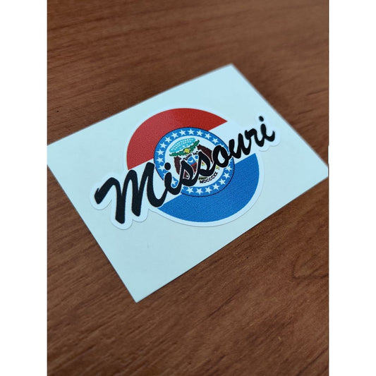 Missouri USA Round Flag