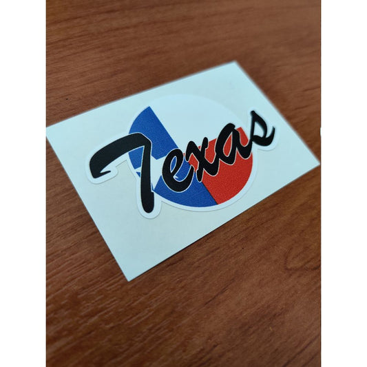 Texas USA Round Flag