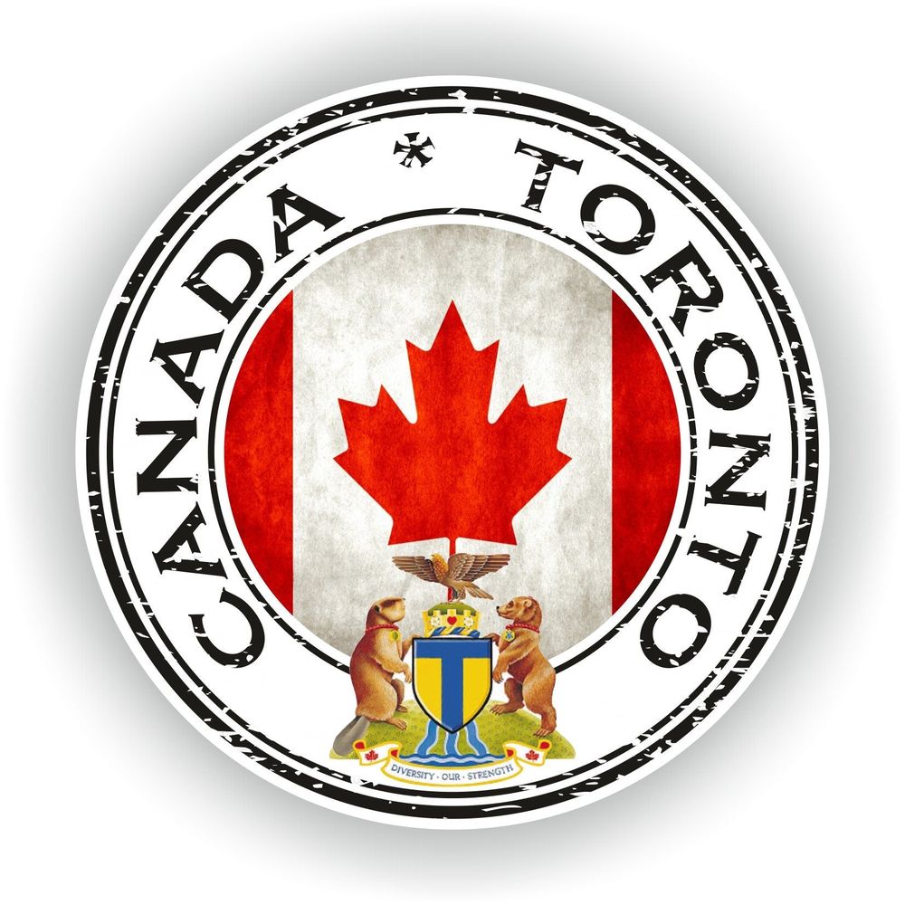 Canada Toronto Seal Round Flag