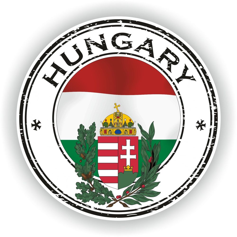 Hungary Seal Round Flag