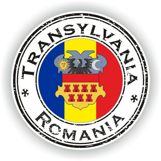 Romania Transylvania Seal Round Flag