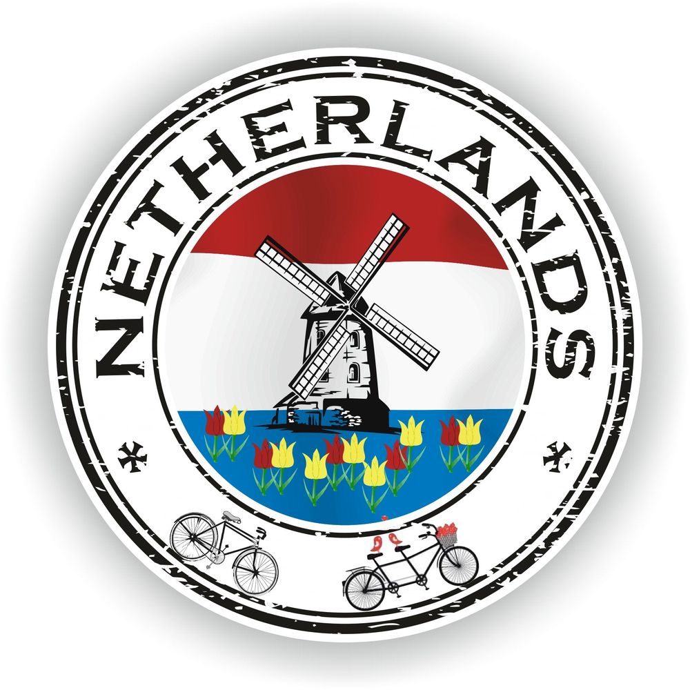 Netherlands Seal Round Flag