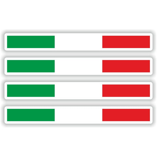 4 x Flag Stripes Italy
