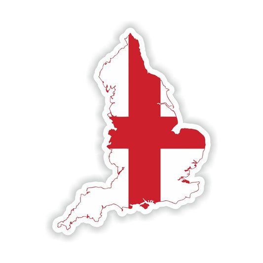 England Map Flag