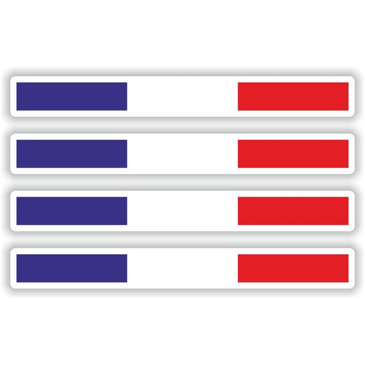 4 x Flag Stripes France
