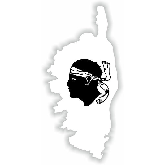 Corse Corsica Map Flag