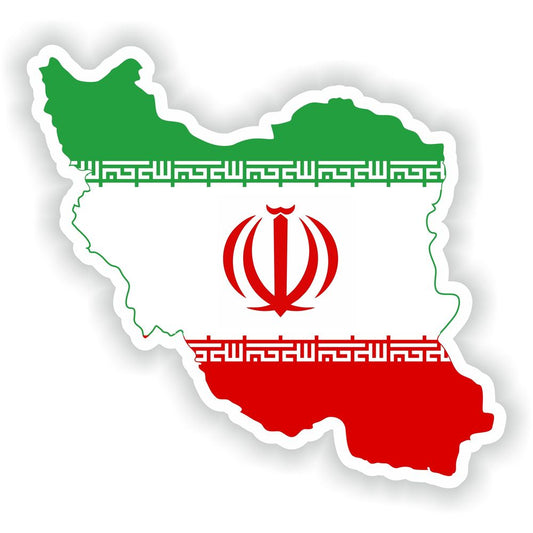 Iran Map Flag
