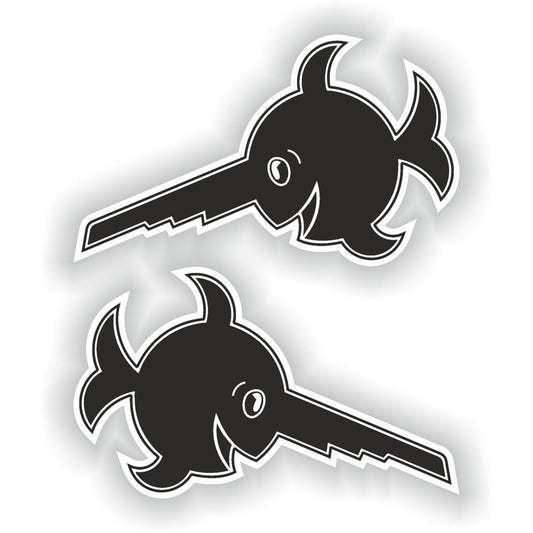2 x Laughing Sawfish German Submarine U-Boat Military