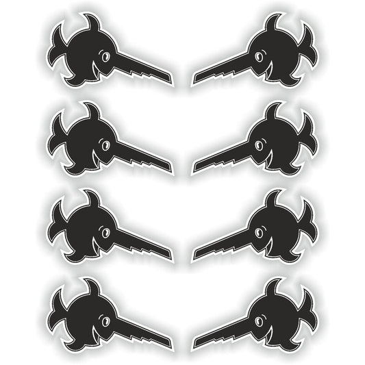 8 x Laughing Sawfish German Submarine U-Boat Military
