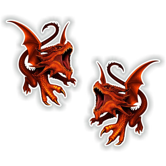 2 x Red Dragons #18