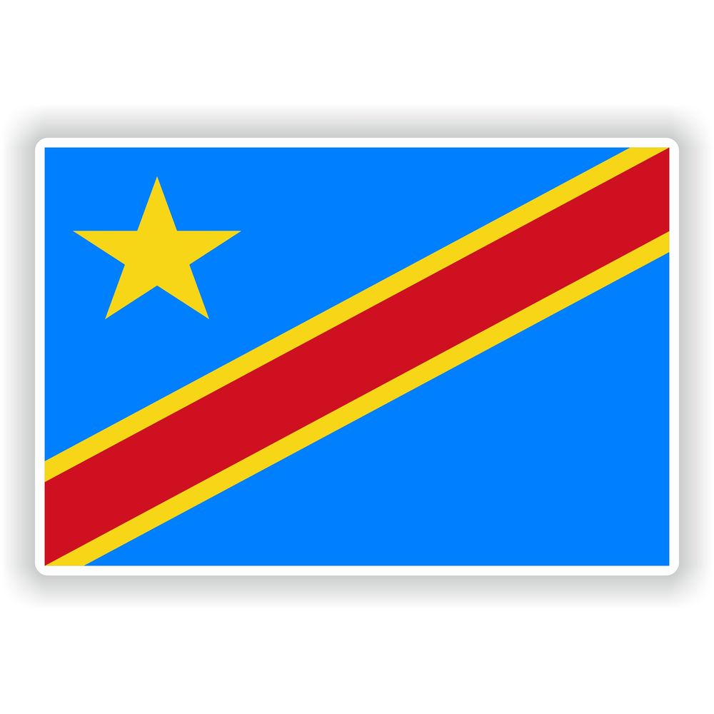 Democratic Republic Of Congo African Flag